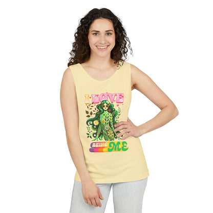I Love Being Me - Colorful Retro Affirmation Tank (Unisex)