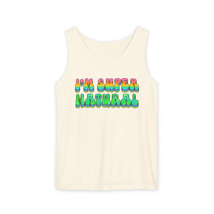 I'm Super Natural - Retro Affirmation virgo Tank Top (Unisex)