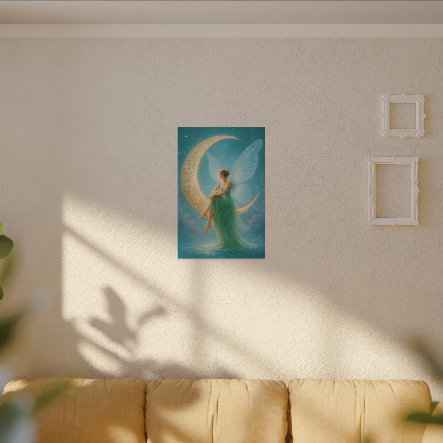 Moonlit Reverie – Art Nouveau Inspired Fairy Wall Art