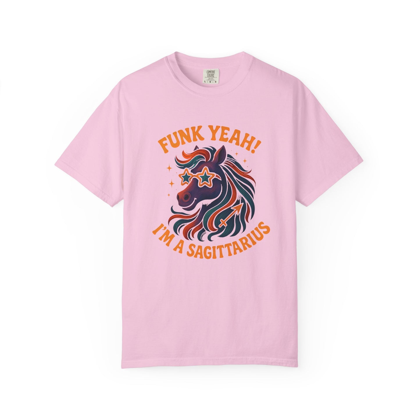 Funk Yeah! I’m a Sagittarius – Retro Colorful Tee Zodiac Shirt