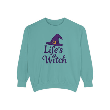 Life’s a Witch Sweatshirt – Funny Witch Hat Pullover