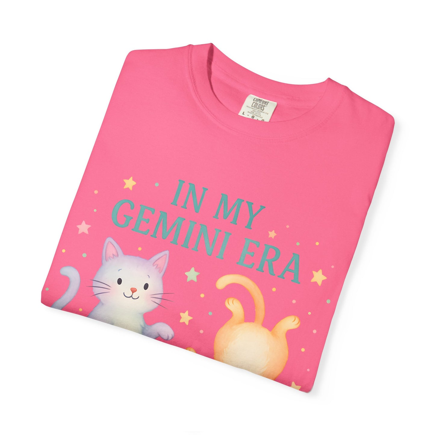 In My Gemini Era Tee – Playful Funny Cats Zodiac Shirt