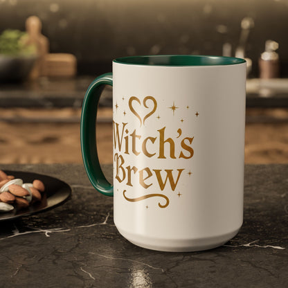 Witch’s Brew – Magical Elixir Mug (11oz & 15oz, Color Accent Options)