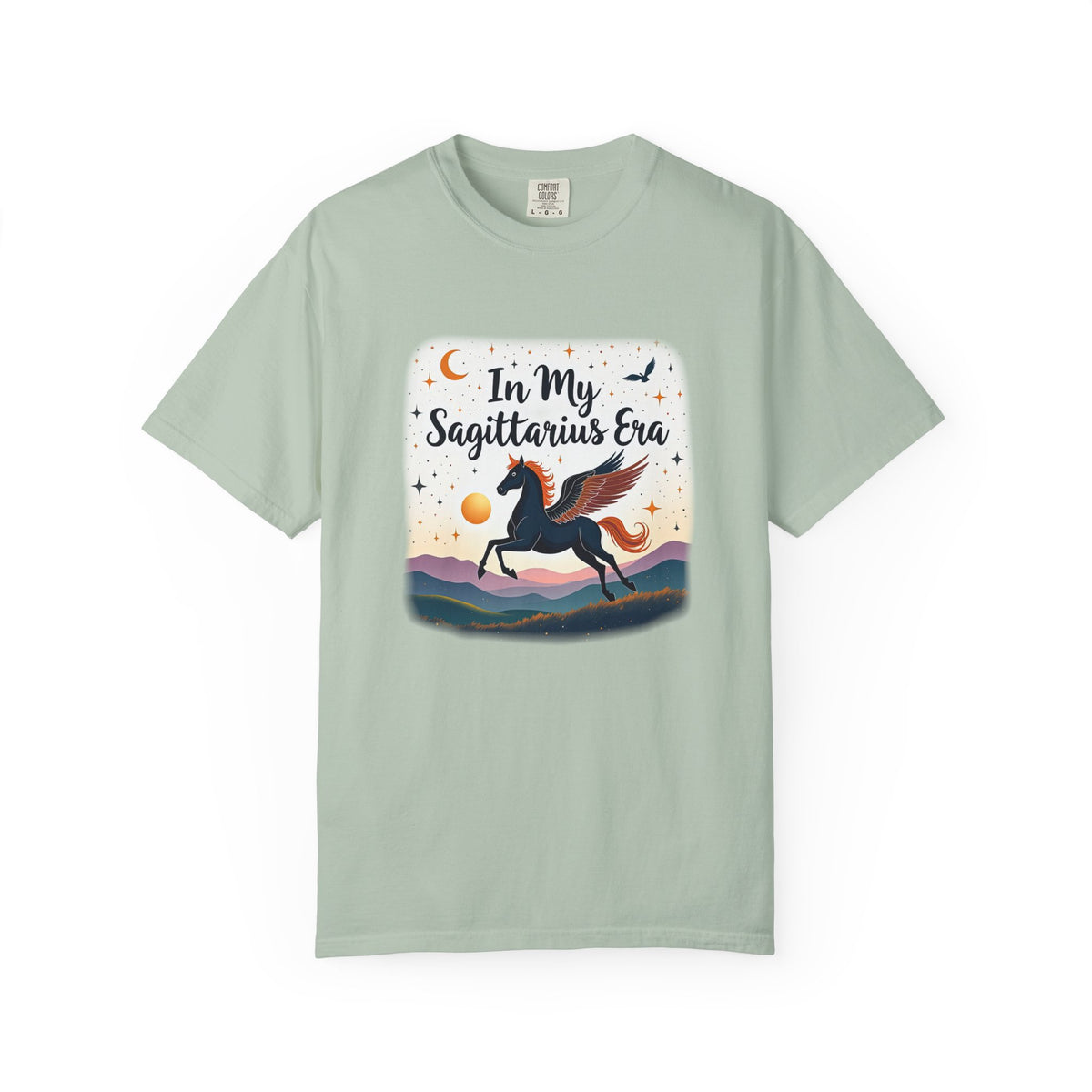 In My Sagittarius Era – Mystical Pegasus Tee - Enchanted Sky