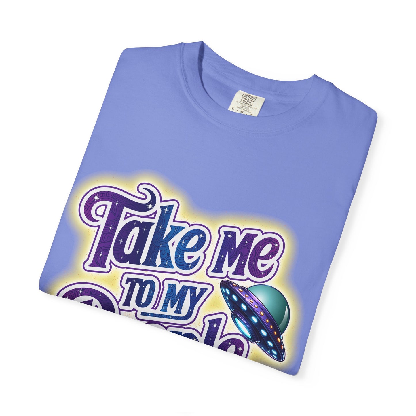 Take Me To My People Tee – Funny Retro UFO Shirt