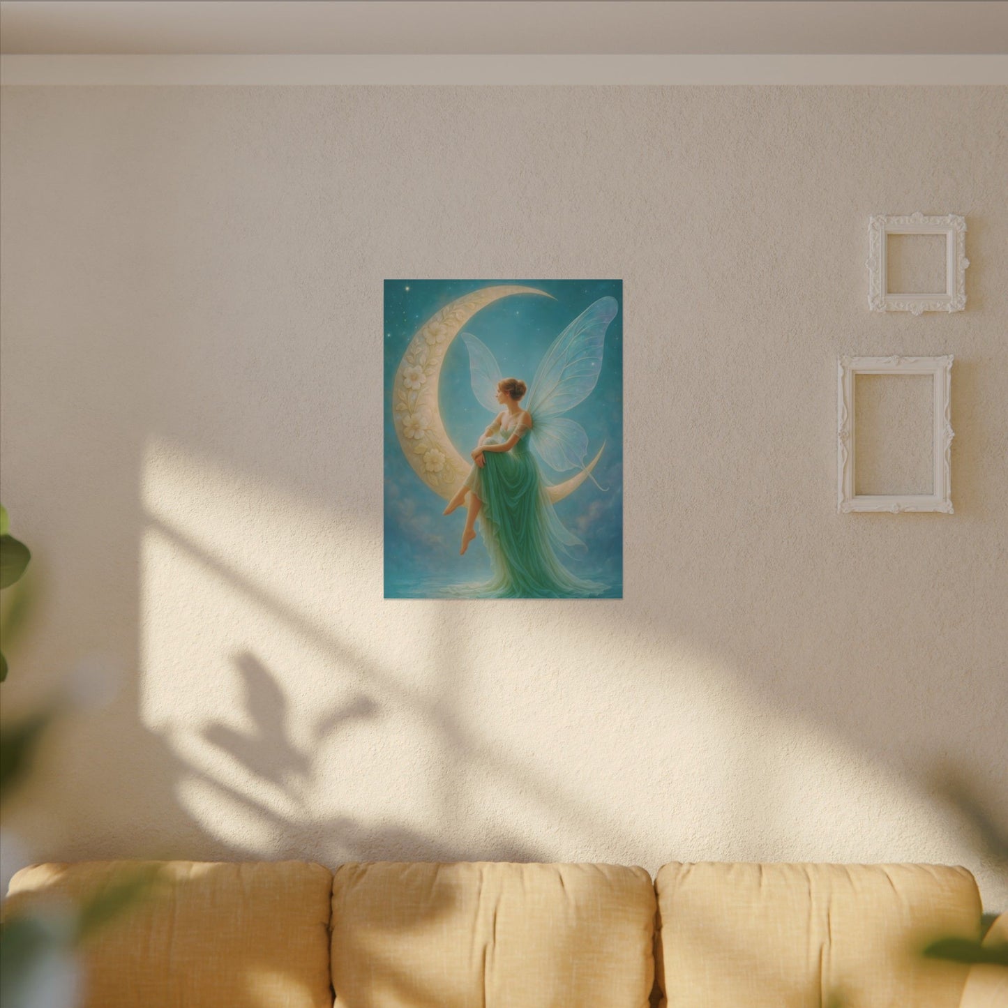 Moonlit Reverie – Art Nouveau Inspired Fairy Wall Art
