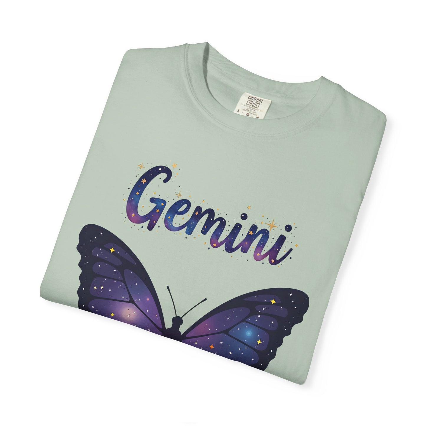 Gemini Butterfly Tee – Colorful Zodiac Shirt