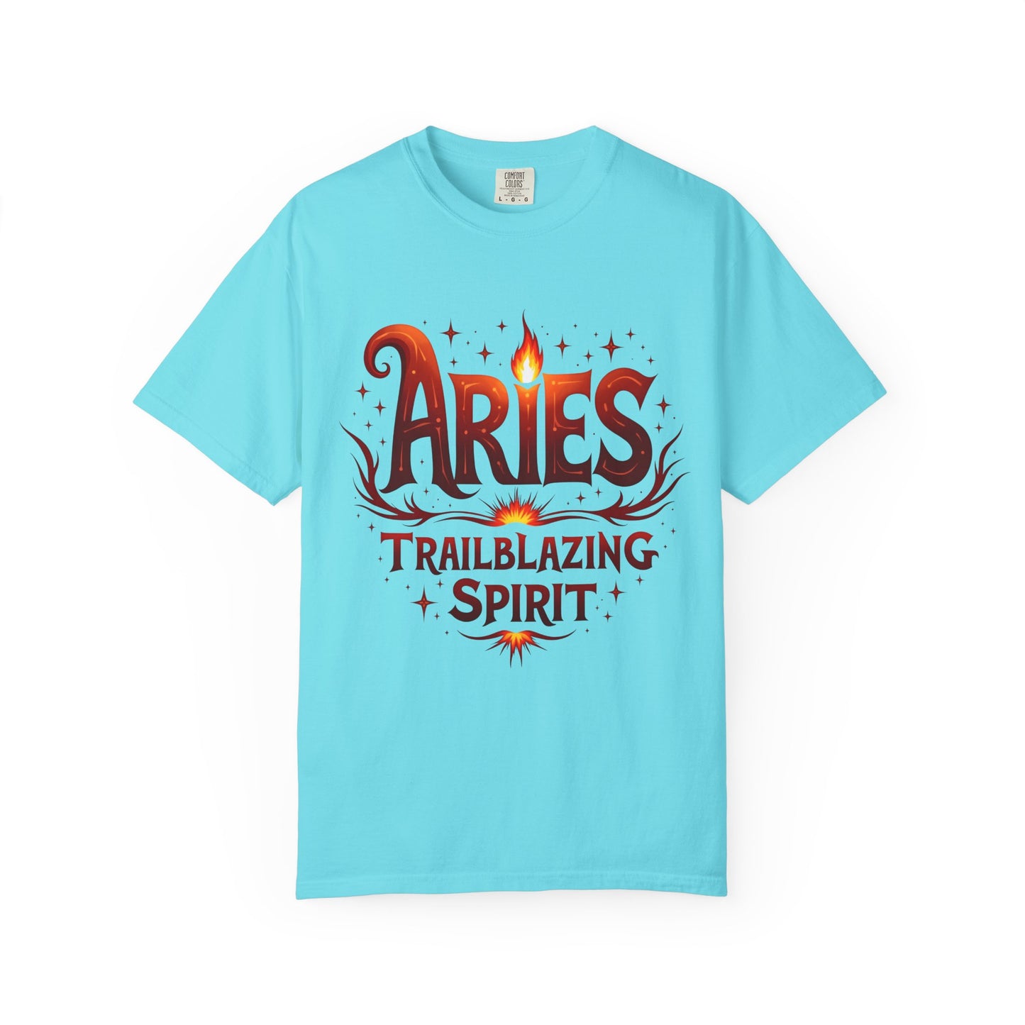 Aries Trailblazing Spirit Tee – Empowering Retro Zodiac Shirt