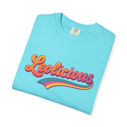 Leolicious – Retro Groovy Leo Zodiac Tee