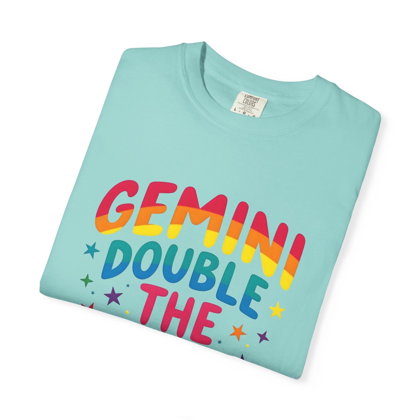 Gemini Double the Fun – Colorful Zodiac Shirt