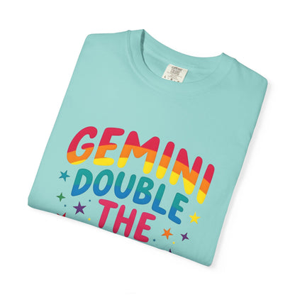 Gemini Double the Fun – Colorful Zodiac Shirt