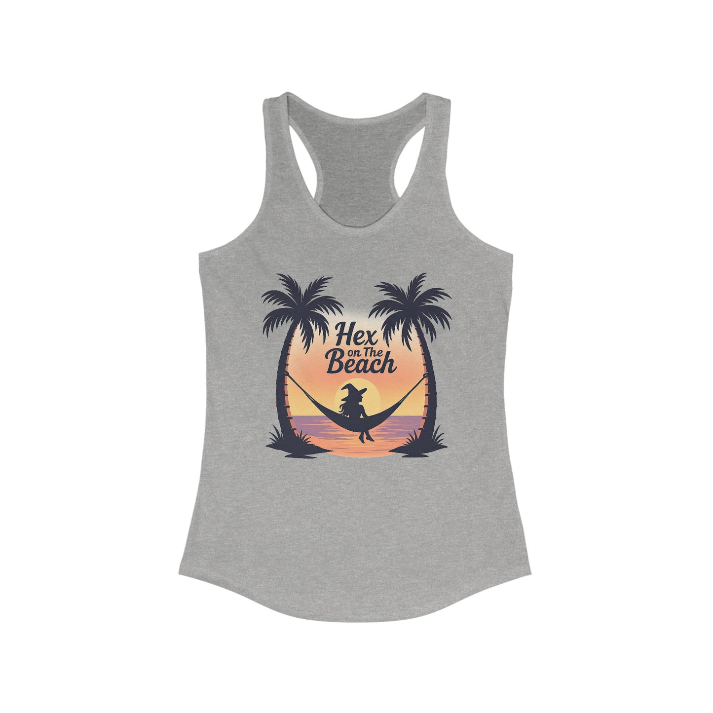Hex on the Beach – Witchy Sunset Racerback Women's Tank