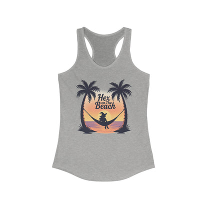 Hex on the Beach – Witchy Sunset Racerback Women's Tank