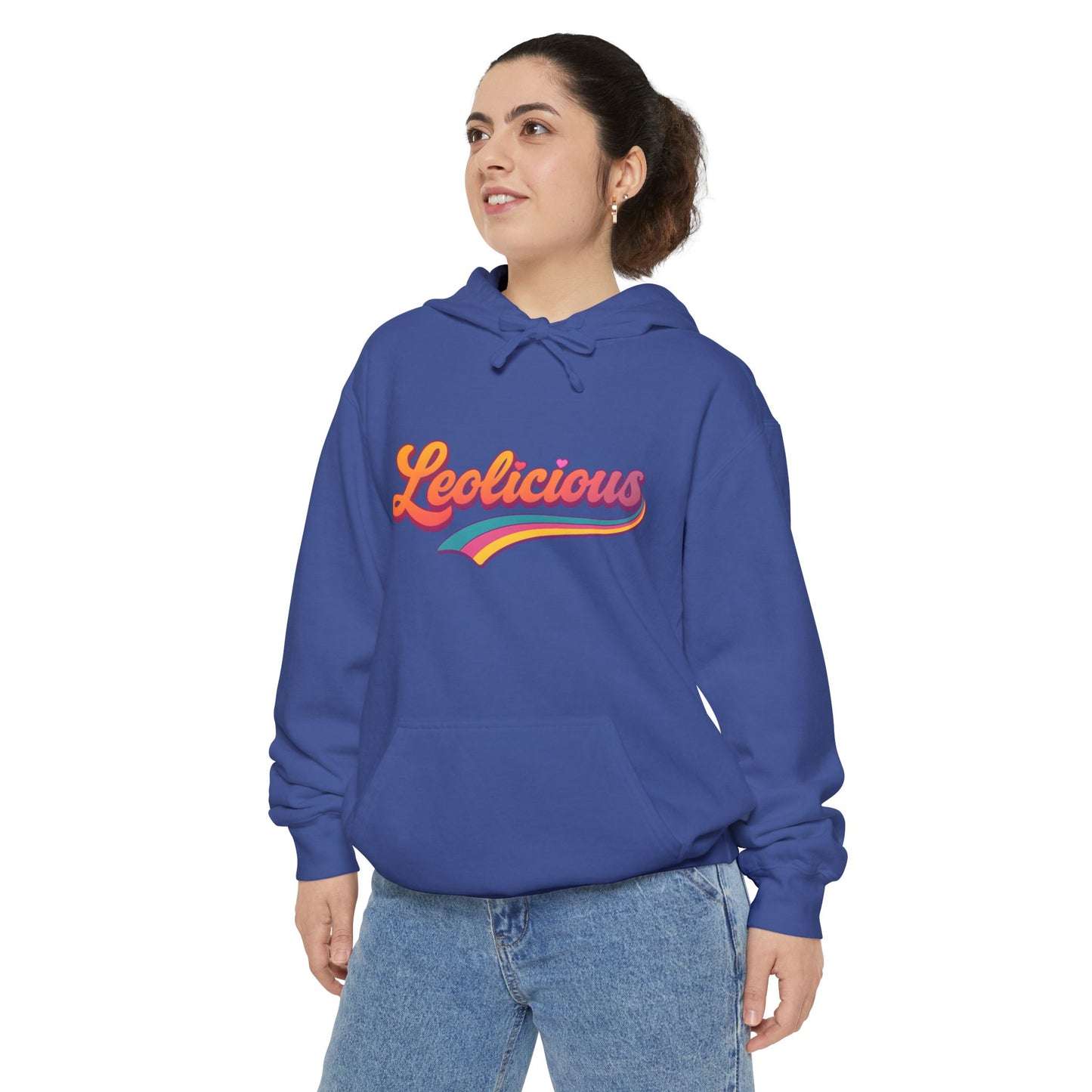 Leolicious Unisex Hoodie – Groovy Retro Comfort Colors Midweight Hoodie