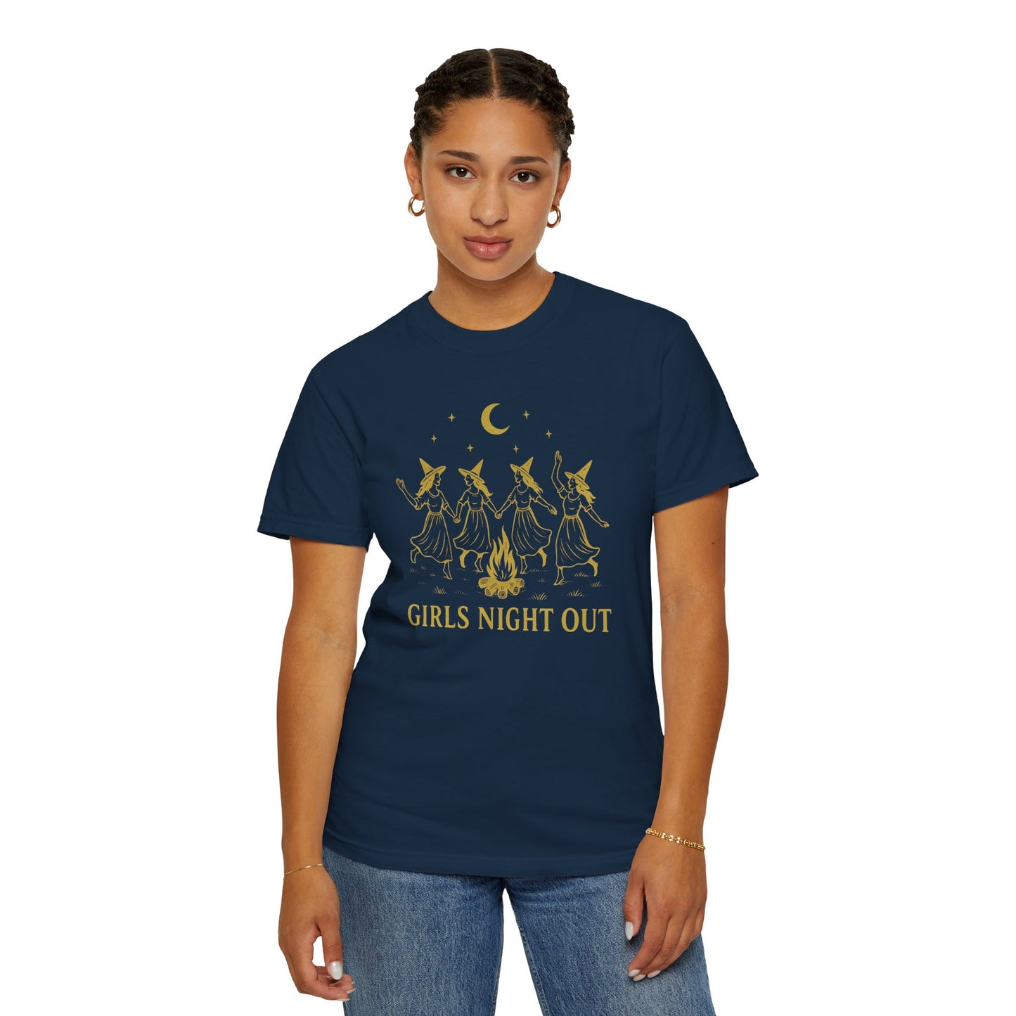 Girls Night Out Witchy Bonfire | Unisex Comfort Colors Tee