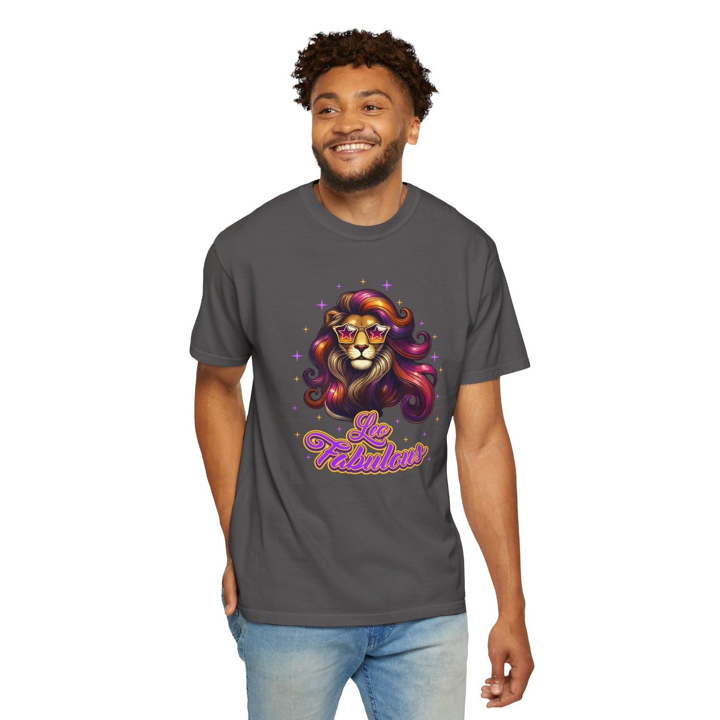 Leo Fabulous Tee – Groovy Colorful Zodiac Shirt