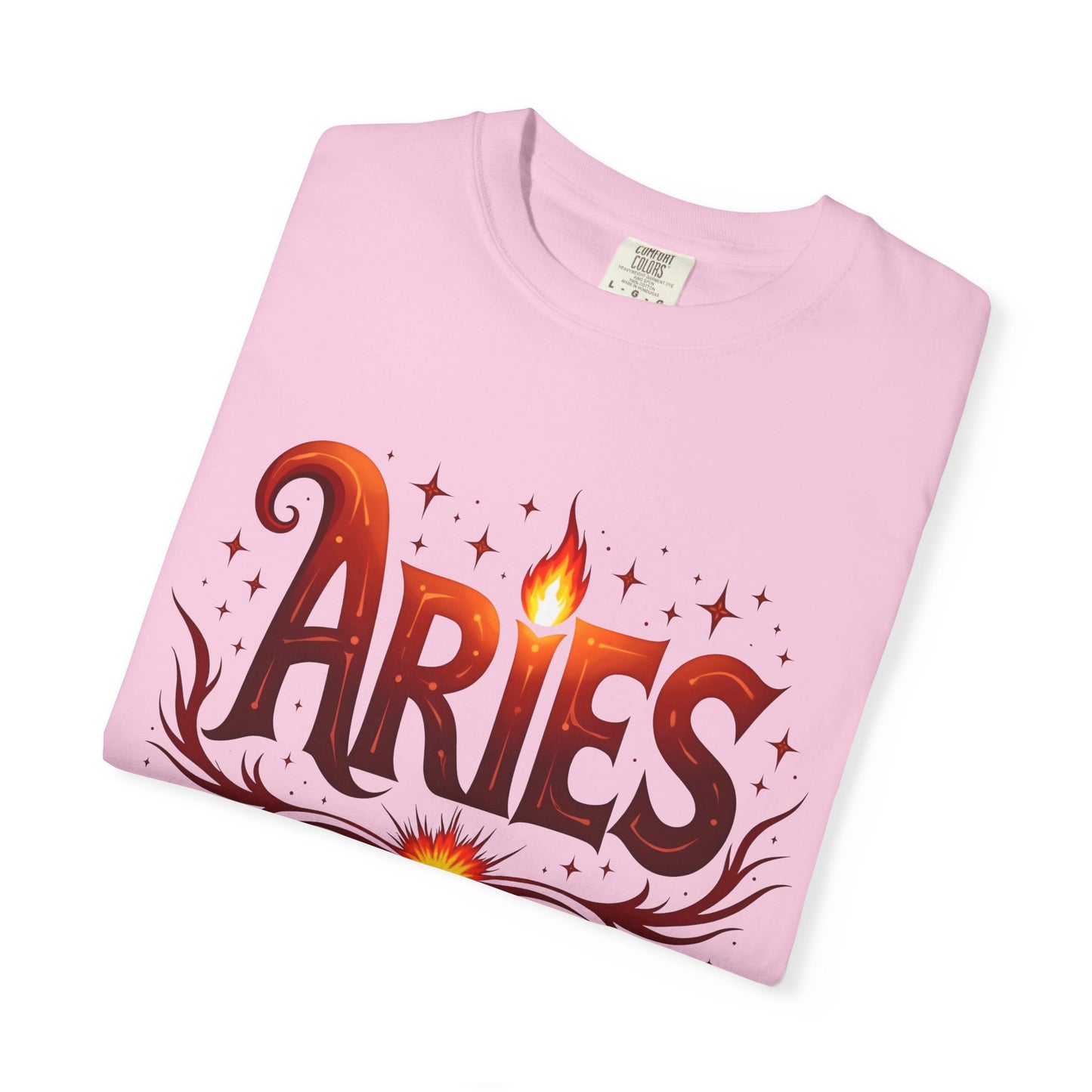 Aries Trailblazing Spirit Tee – Empowering Retro Zodiac Shirt