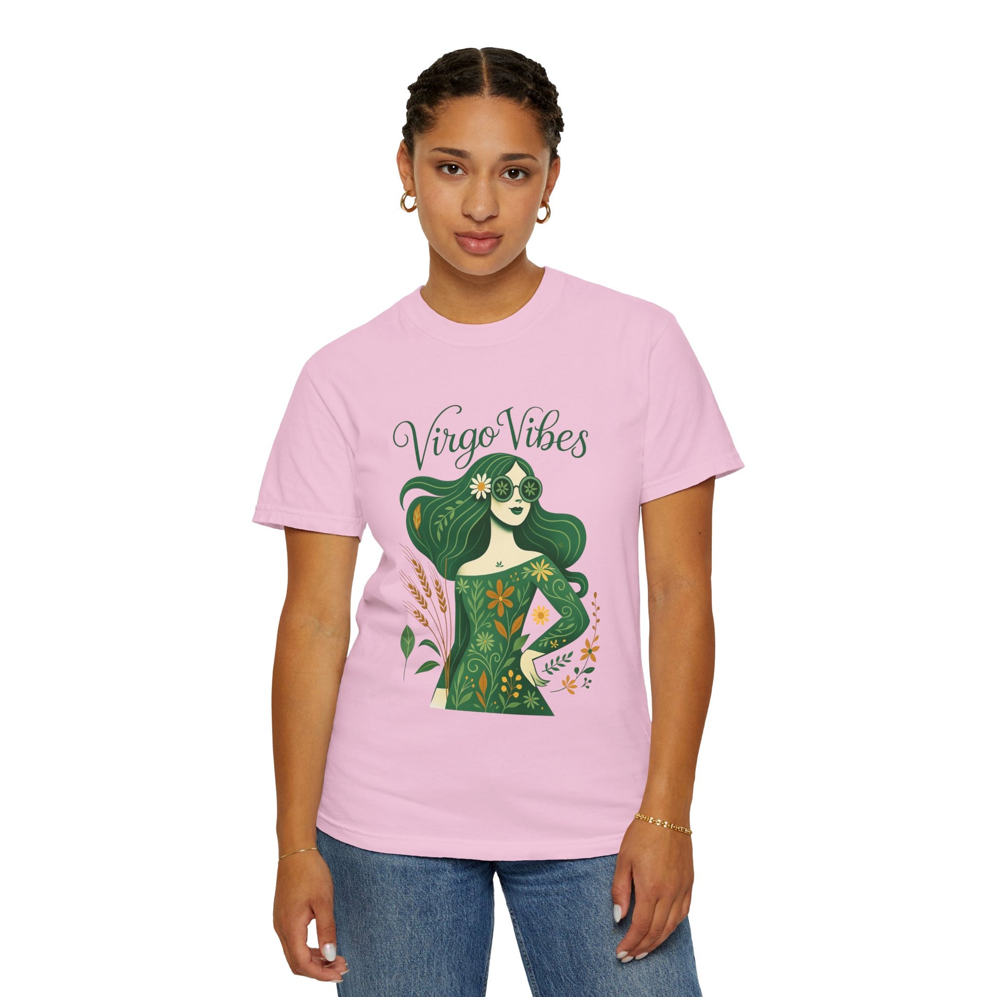 Virgo Vibes Vibrant Tee – Earthy Zodiac Shirt