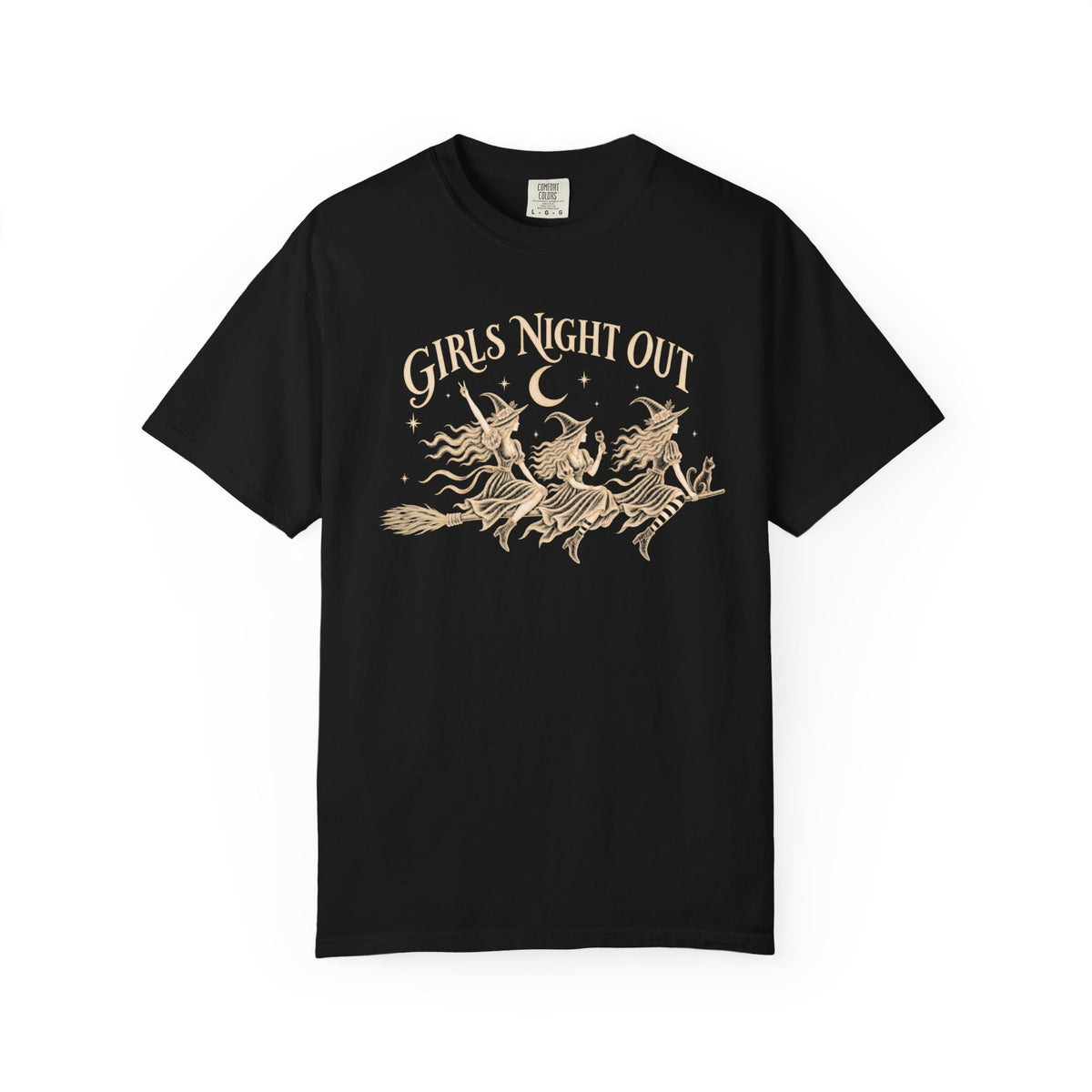 Girls Night Out Witch Vintage T-Shirt | Witchy Feminist Halloween Tee
