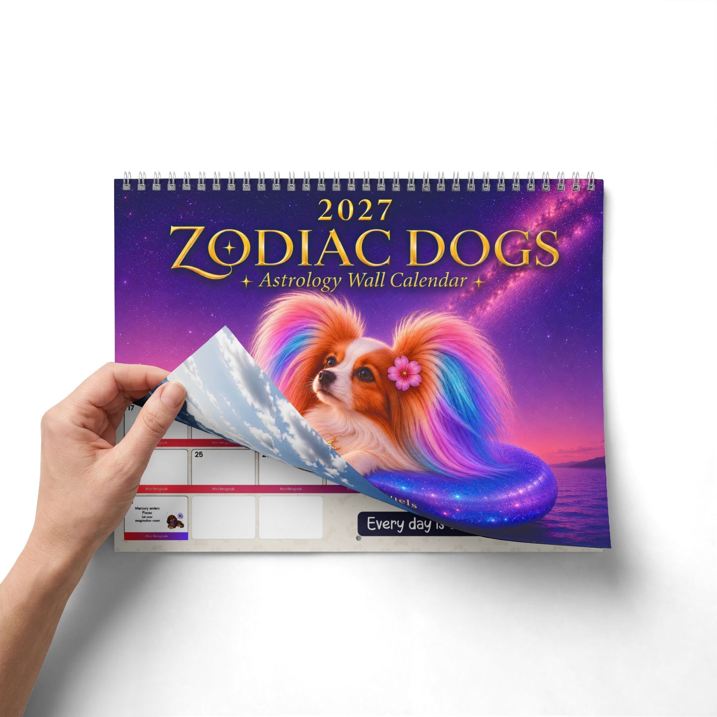 2027 Zodiac Dogs Astrology Wall Calendar