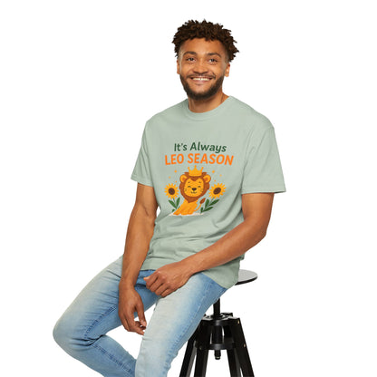 It’s Always Leo Season – Funny Sunflower Lion Tee
