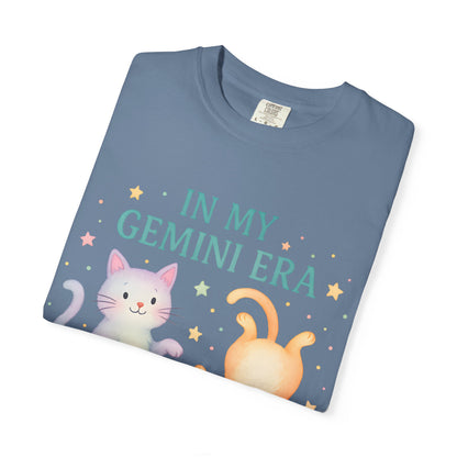 In My Gemini Era Tee – Playful Funny Cats Zodiac Shirt