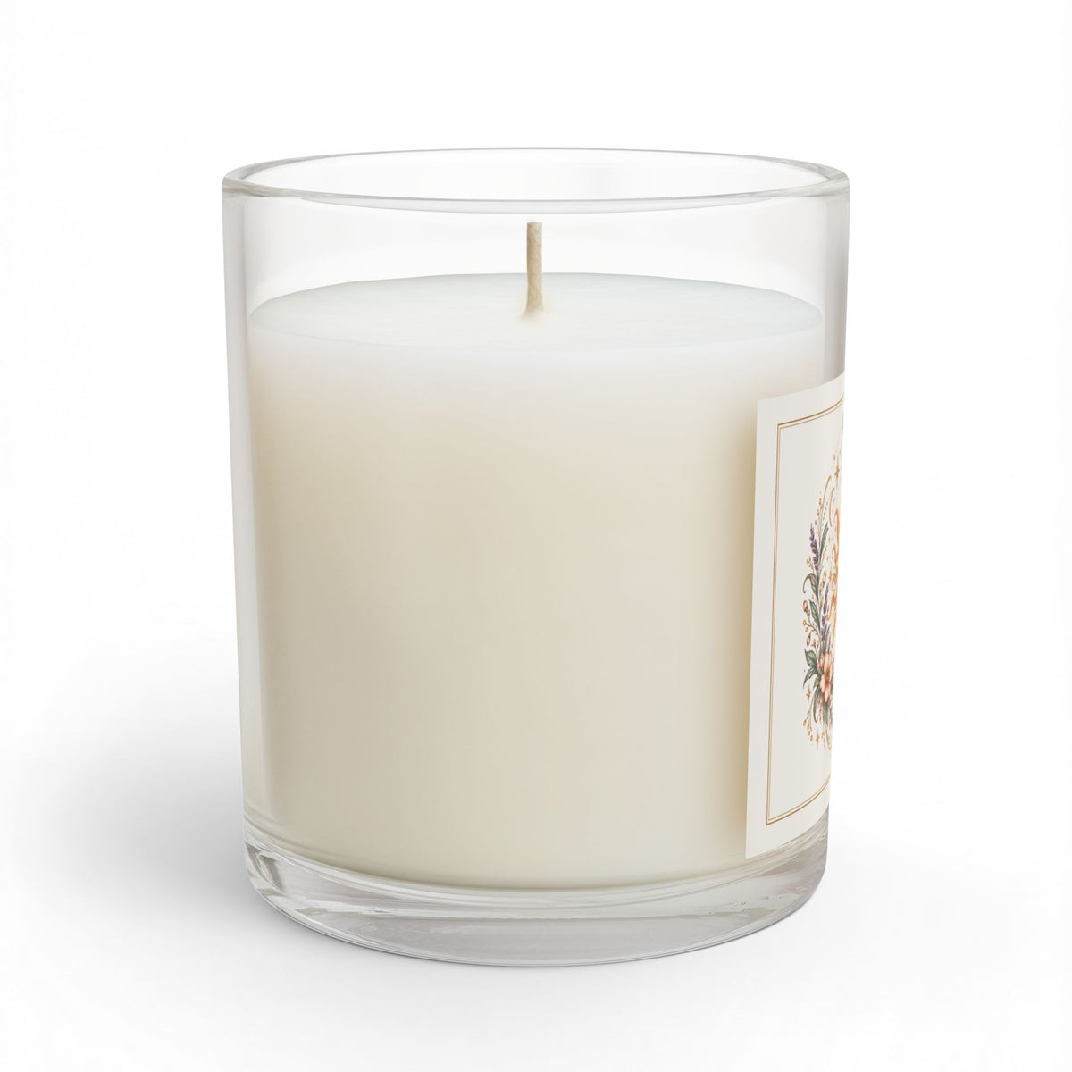 Floral Celestial Aries Zodiac Astrology Scented and Unscented Candle 11oz
