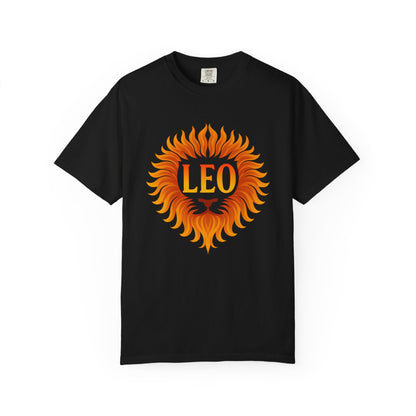 Leo Lion Flame Mane Tee - Vibrant Radiance