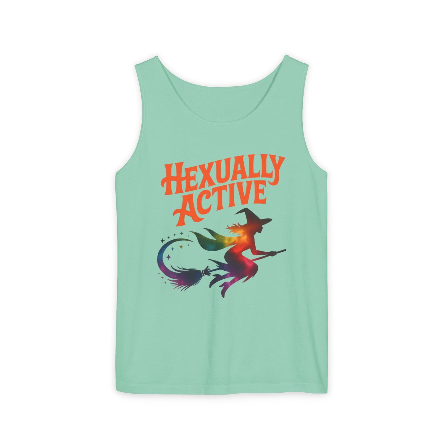 Hexually Active – Cheeky Rainbow Witch Tank