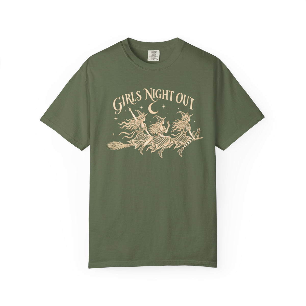Girls Night Out Witch Vintage T-Shirt | Witchy Feminist Halloween Tee