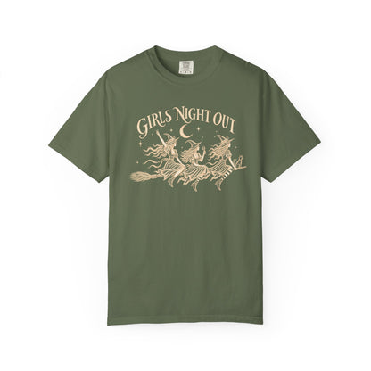 Girls Night Out Witch Vintage T-Shirt | Witchy Feminist Halloween Tee