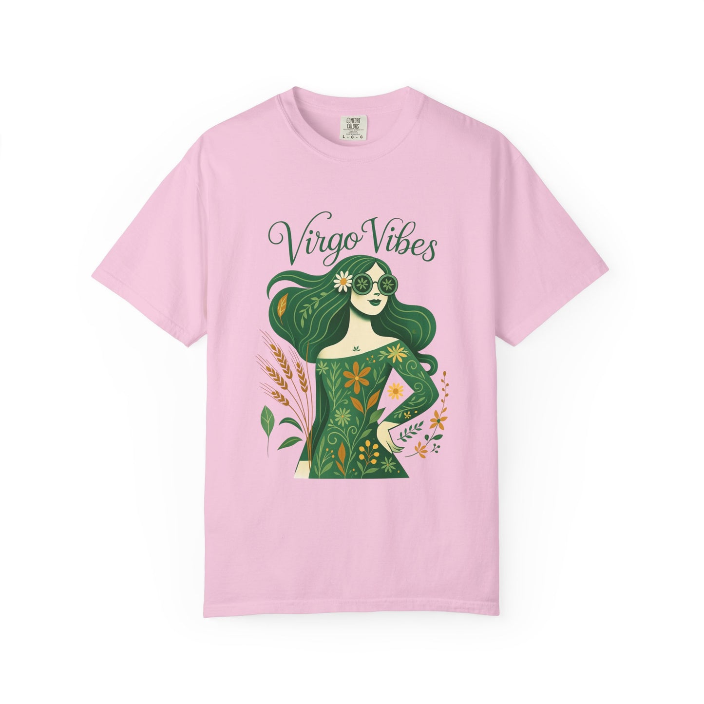 Virgo Vibes Vibrant Tee – Earthy Zodiac Shirt