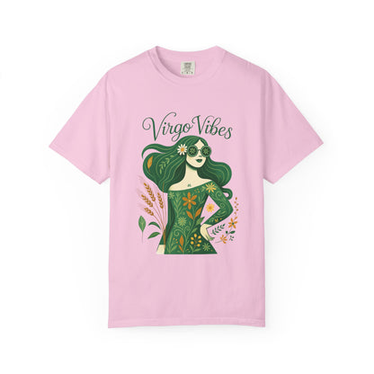 Virgo Vibes Vibrant Tee – Earthy Zodiac Shirt