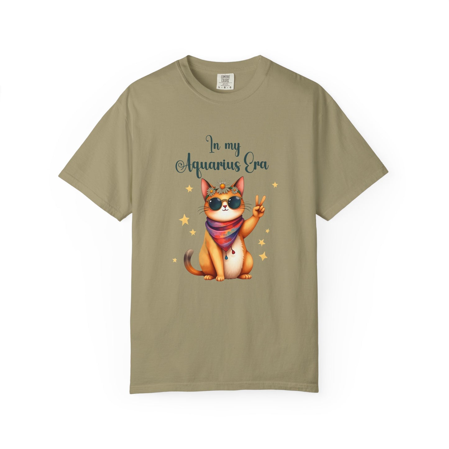 In My Aquarius Era Tee – Funny Zodiac Cat Shirt