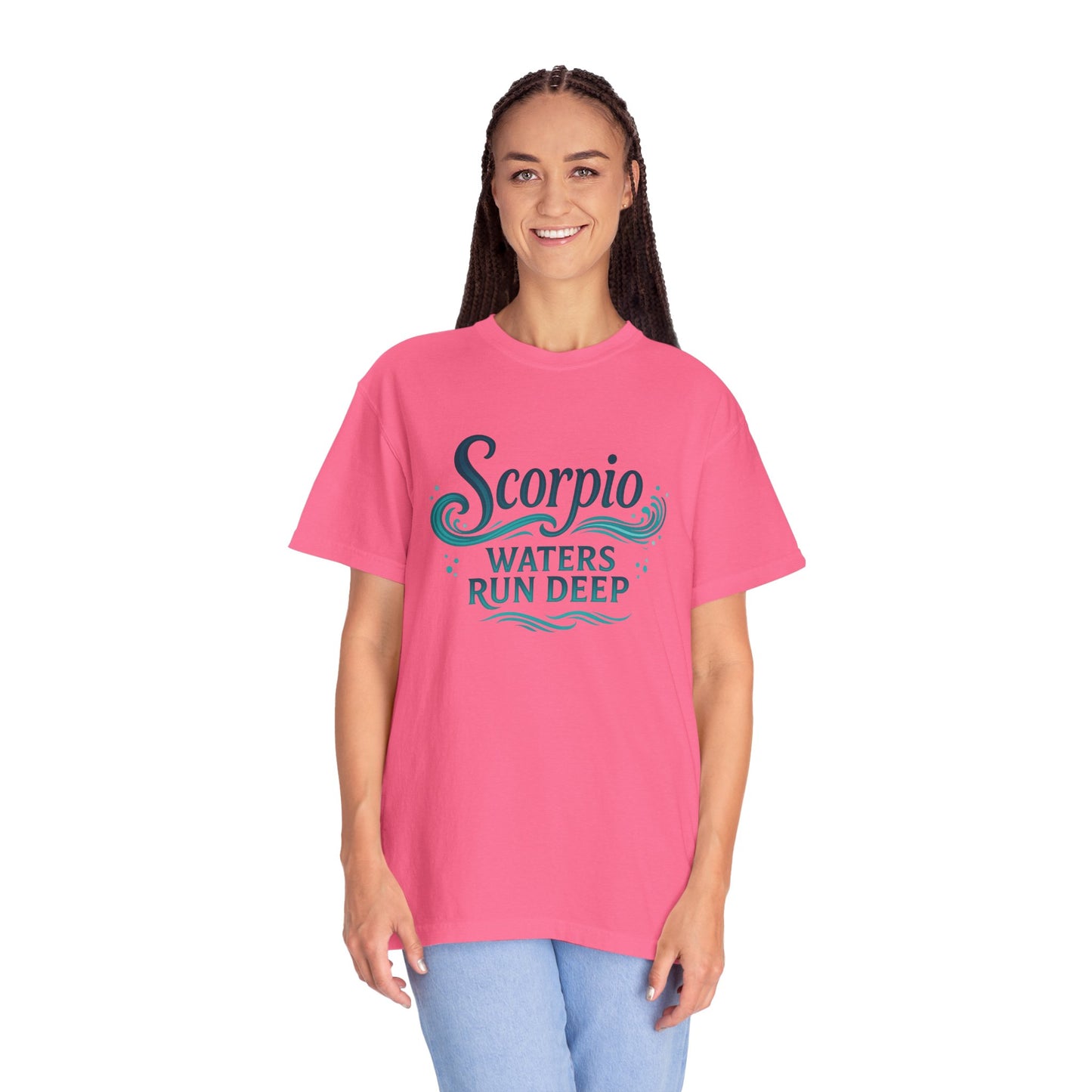 Scorpio Waters Run Deep – Colorful Tee Zodiac Shirt