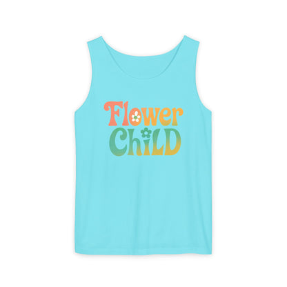 Flower Child - Boho Retro Style Sleeveless Tank (Unisex)