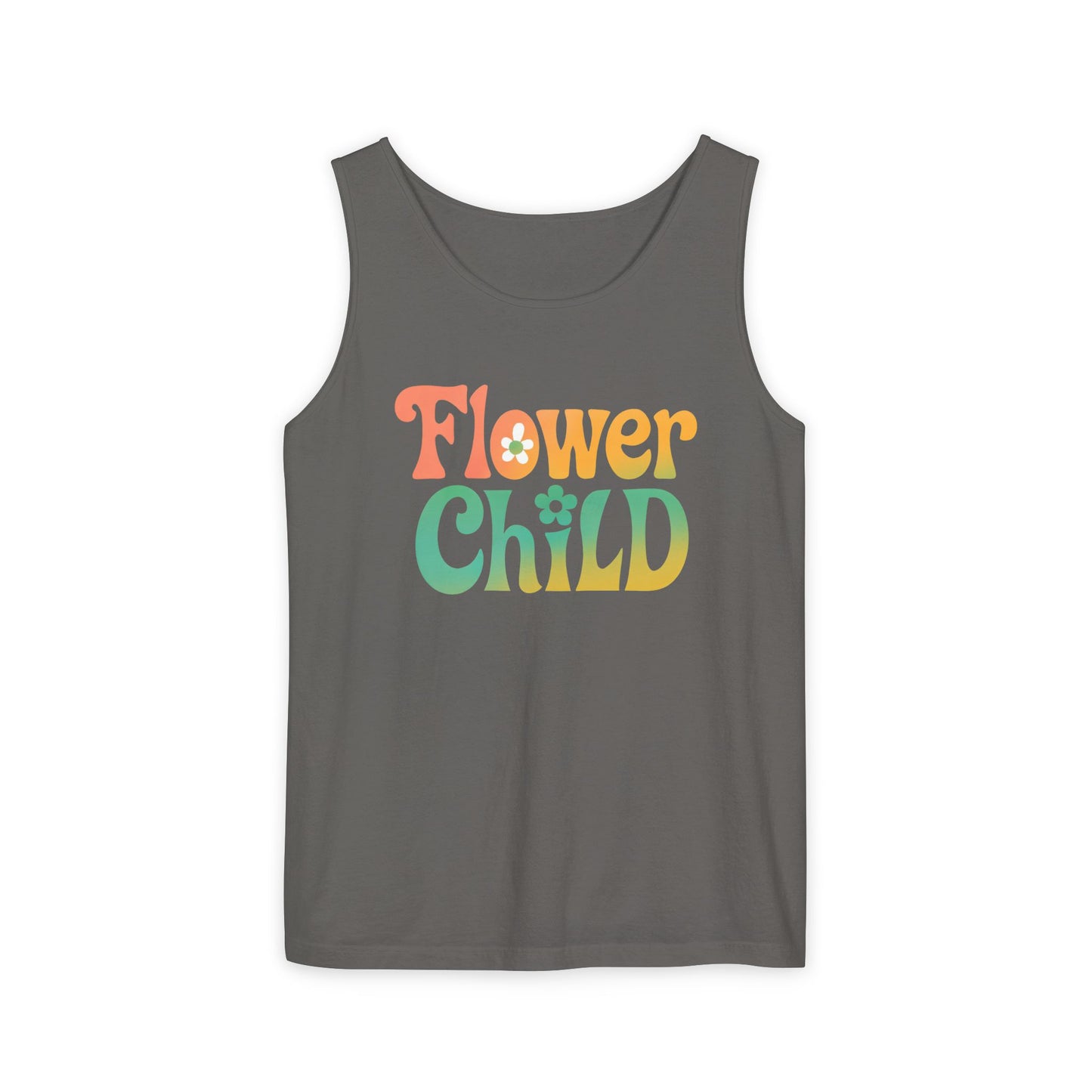 Flower Child - Boho Retro Style Sleeveless Tank (Unisex)