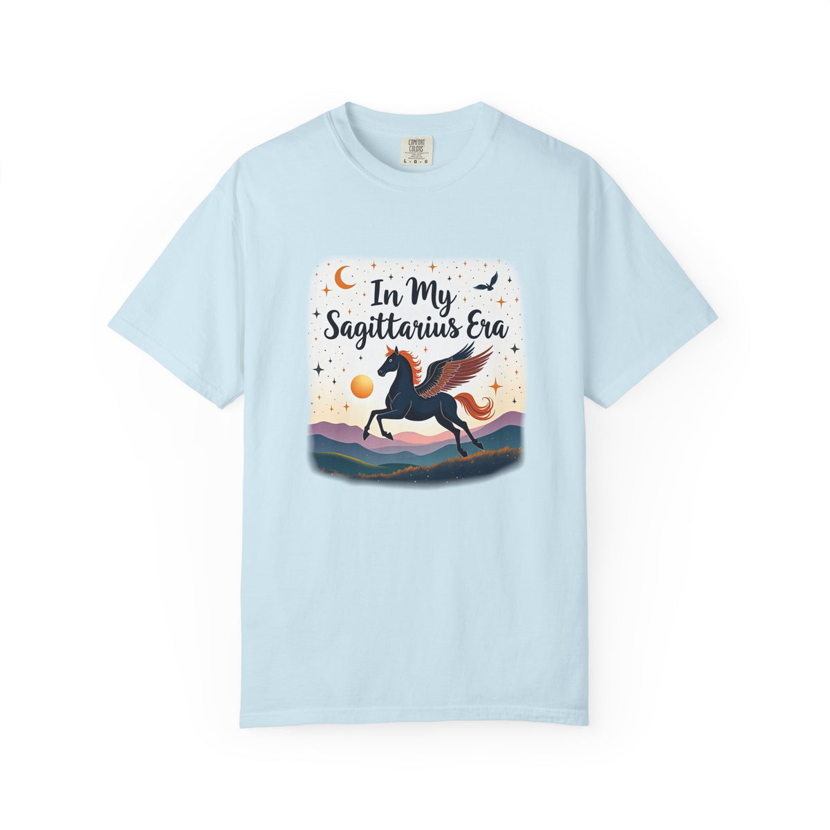 In My Sagittarius Era – Mystical Pegasus Tee - Enchanted Sky
