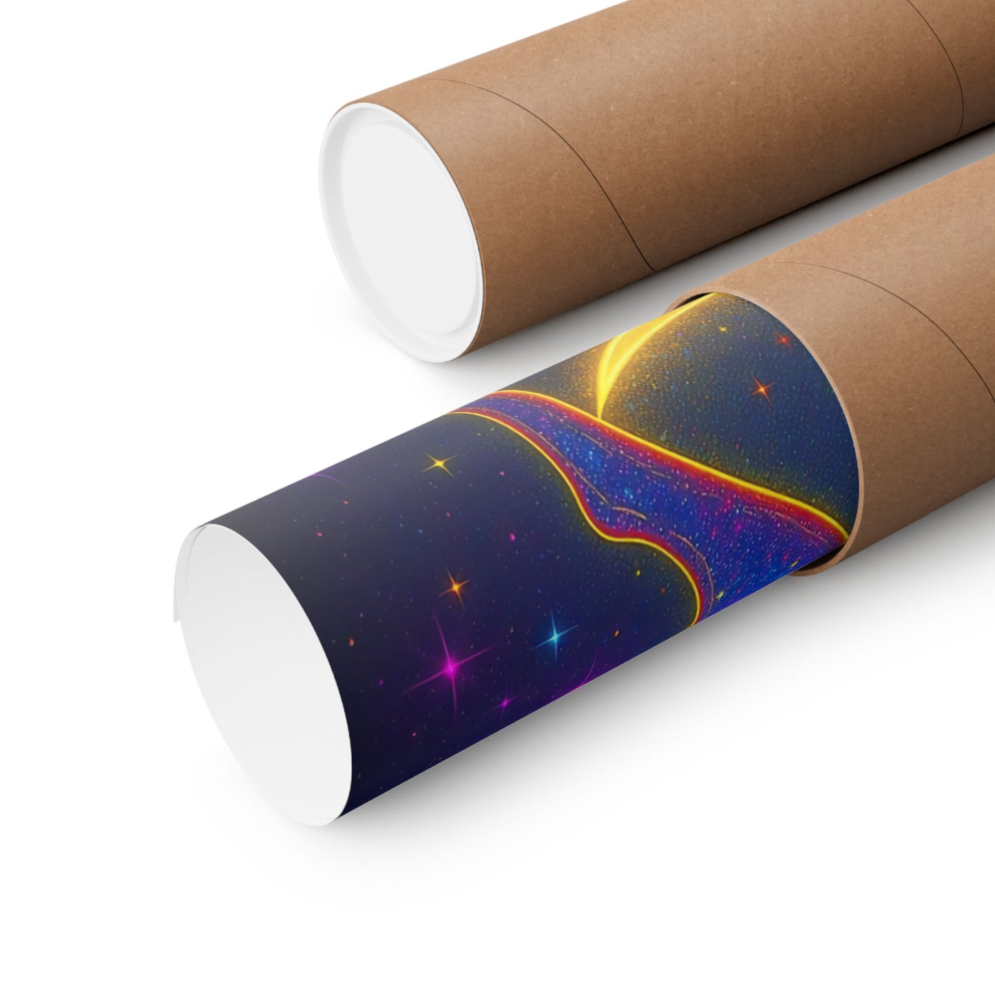 Electric Aries – Radiant Ram of the Crescent Moon (Wall Art)