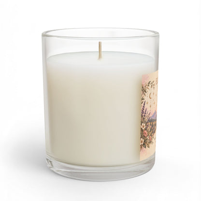 Personalized Aries Zodiac Candle | Whimsical Floral Ram Astrology Gift