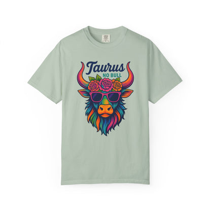 Taurus No Bull – Sassy Rainbow Boho-Bull Tee