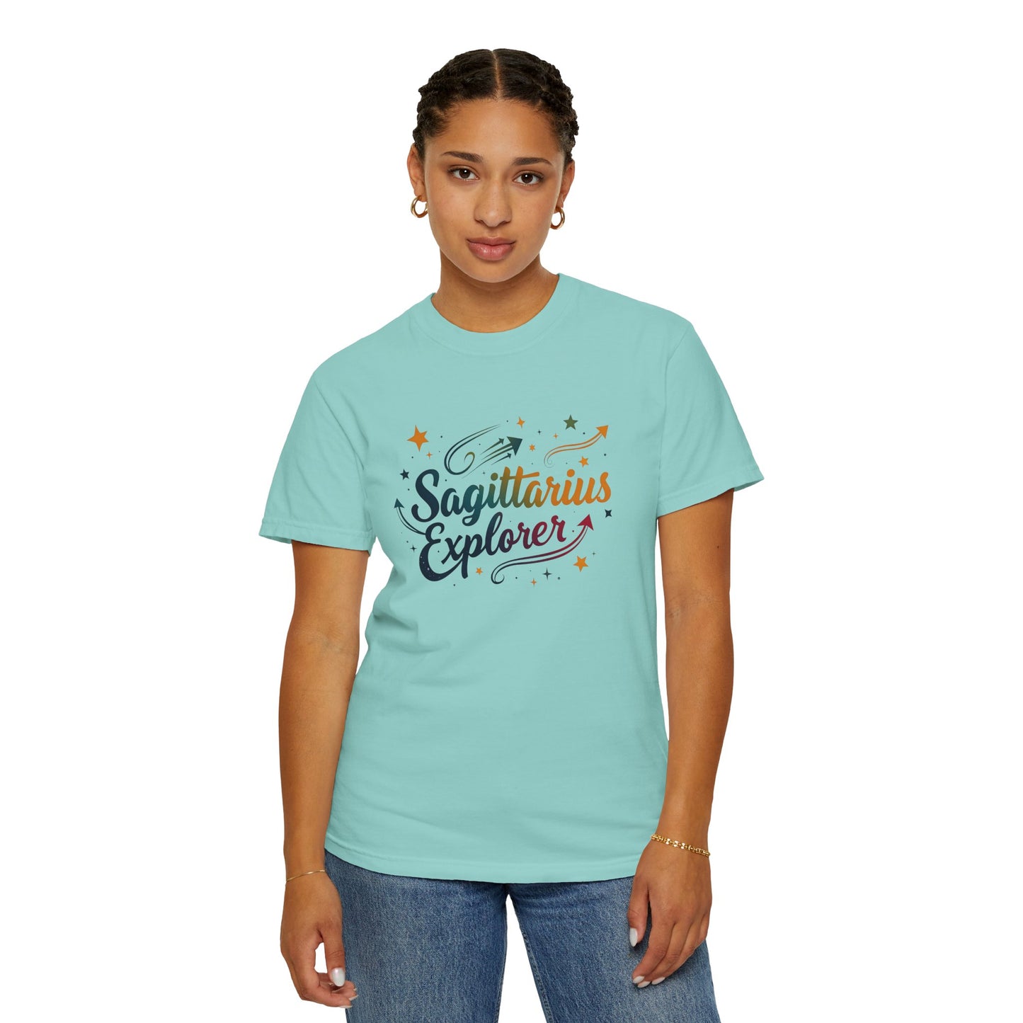 Sagittarius Explorer – Colorful Tee Zodiac Shirt