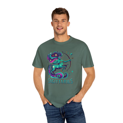 Sagittarius Retro Groovy Centaur -Colorful Zodiac Tee
