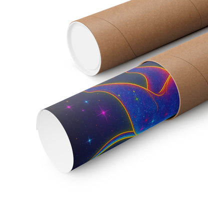 Electric Aries – Radiant Ram of the Crescent Moon (Wall Art)