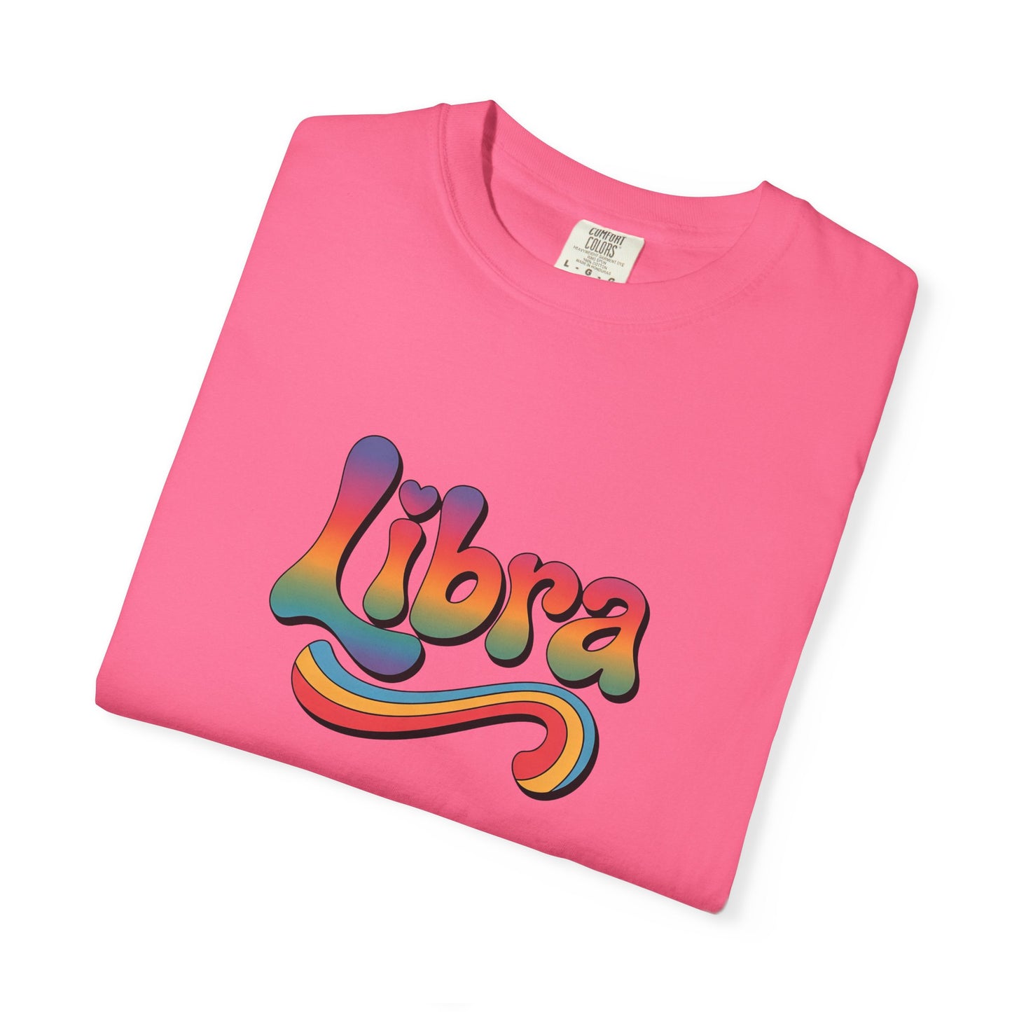 Libra – Retro Wavy Groovescape Zodiac Tee