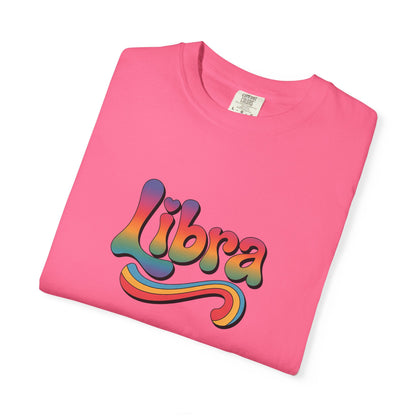 Libra – Retro Wavy Groovescape Zodiac Tee