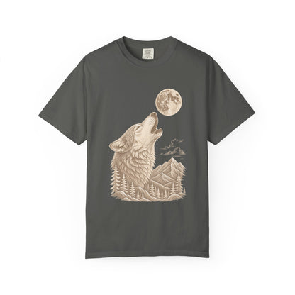 Wolf Howl T-Shirt — Moonlit Wilderness Graphic Tee