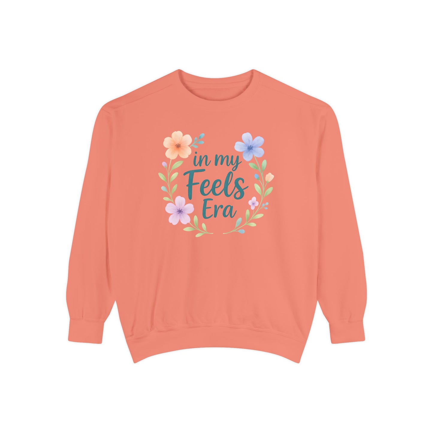 In My Feels Era Unisex Crewneck – Self-Love Empowering Comfort Colors Midweight Sweatshirt