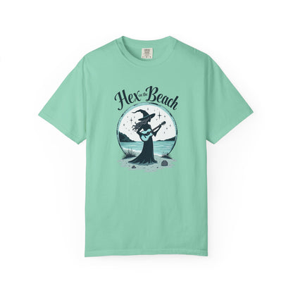 Hex on the Beach - Funny Witch Guitar Tee