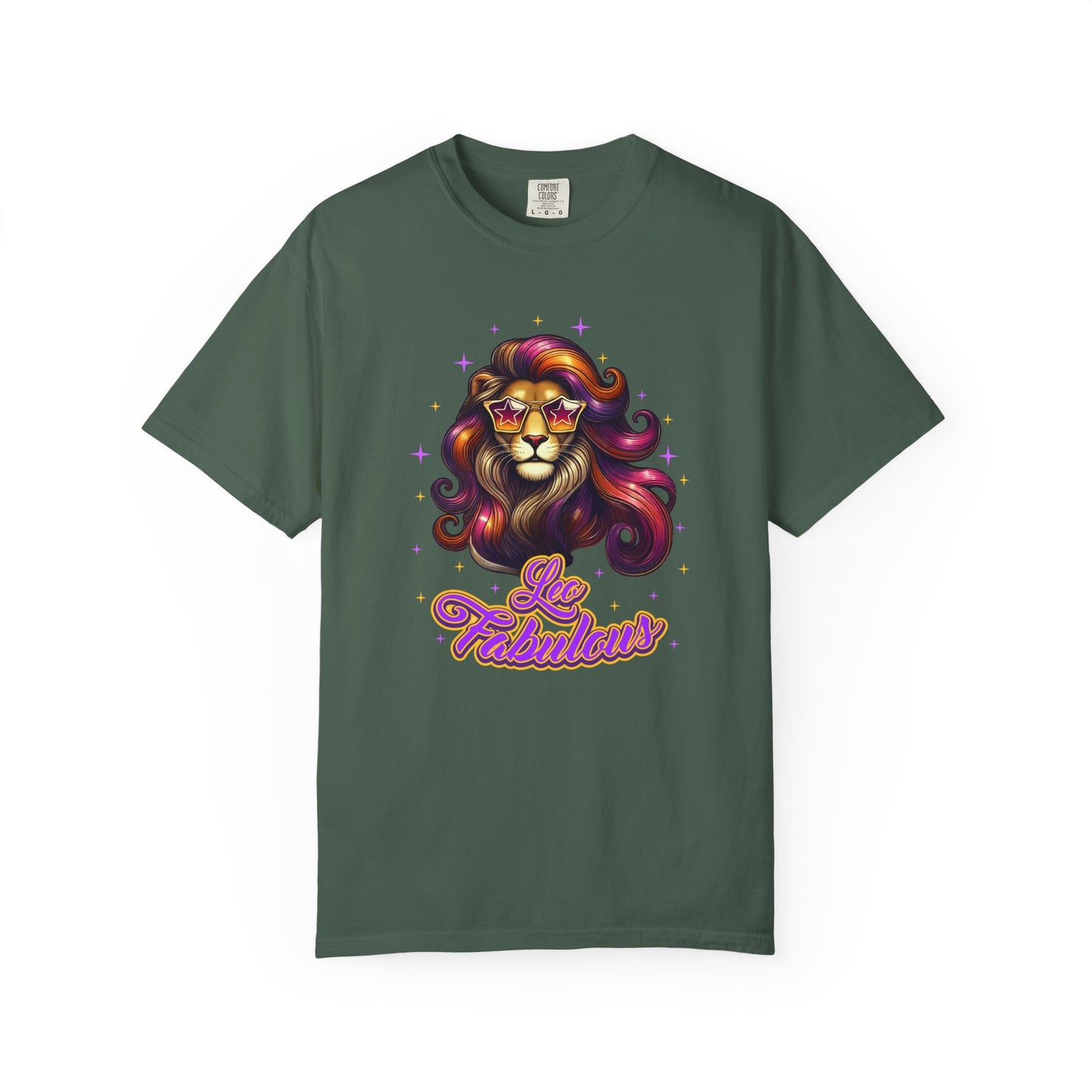Leo Fabulous Tee – Groovy Colorful Zodiac Shirt
